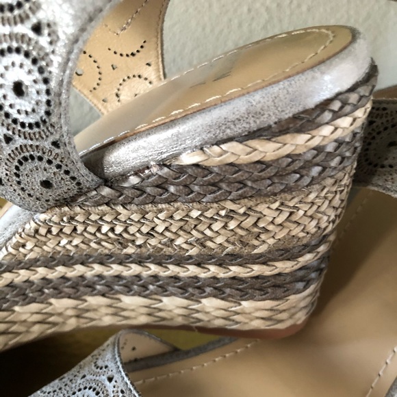 NWOT JOHNSTON & MURPHY Wedge Sandals - Picture 4 of 7